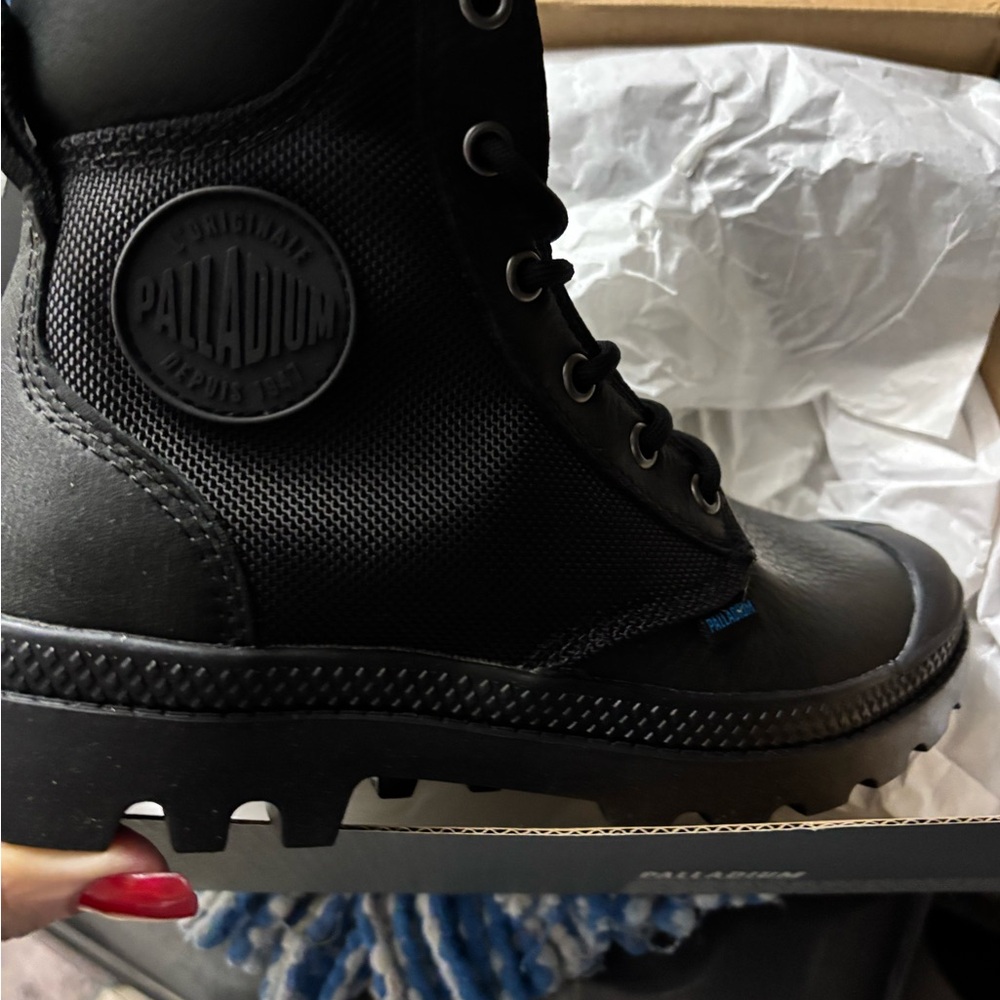 Palladium Black Combat Boots